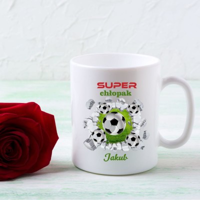 Kubek z Imieniem Super Chłopak