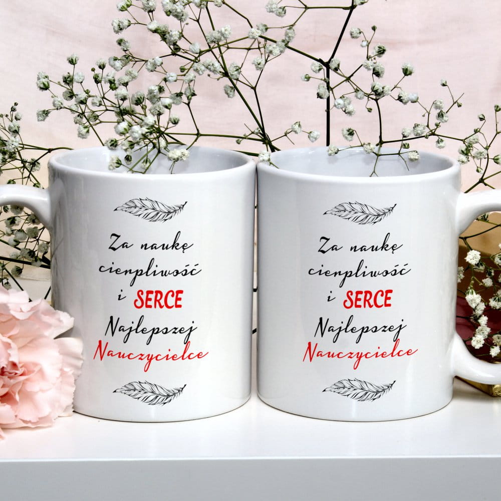 Kubek Dla Nauczyciela Za Naukę...Najlepszej Nauczycielce