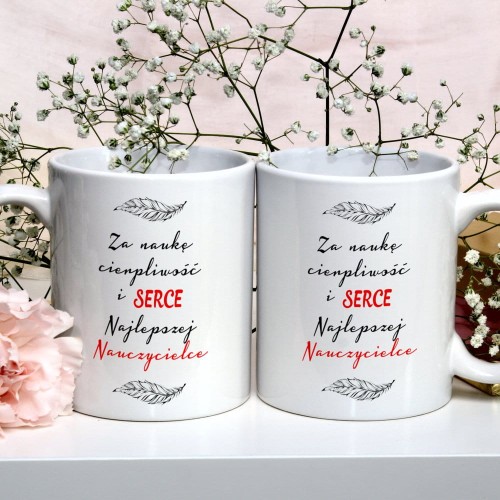 Kubek Prezent Dla Nauczyciela Za Naukę...Najlepszej Nauczycielce
