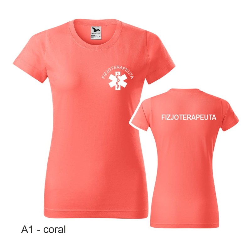 Koszulka Damska T-Shirt Fizjoterapeuta