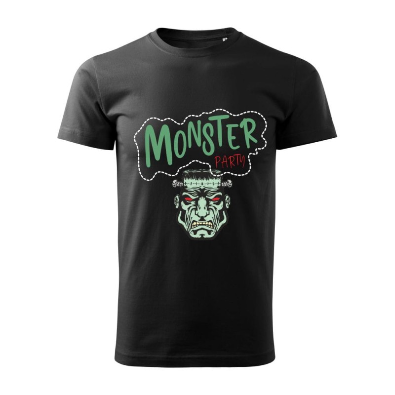 Koszulka Męska T-Shirt Halloween Monster Party