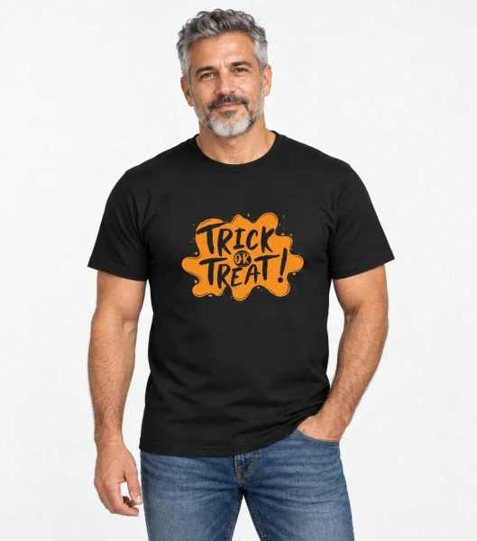 Koszulka Męska Trick Or Treat – model w koszulce