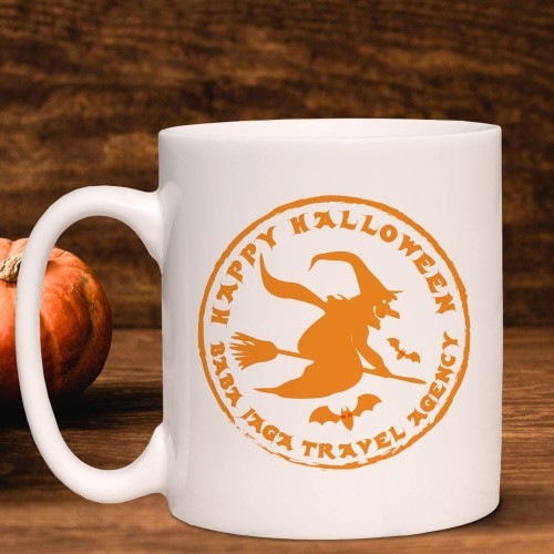 Kubek Halloween Baba Jaga Travel Agency