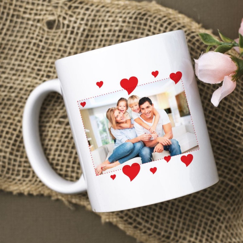 Foto Kubek Serce Ze Zdjęciem