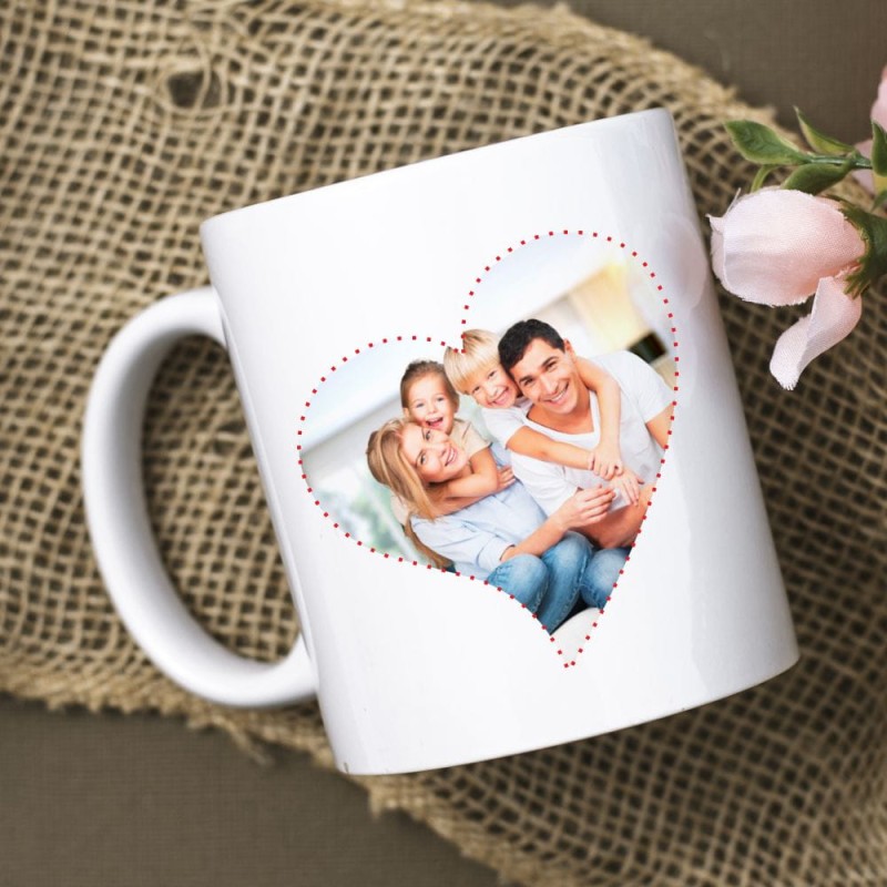 Foto Kubek Serduszka Ze Zdjęciem