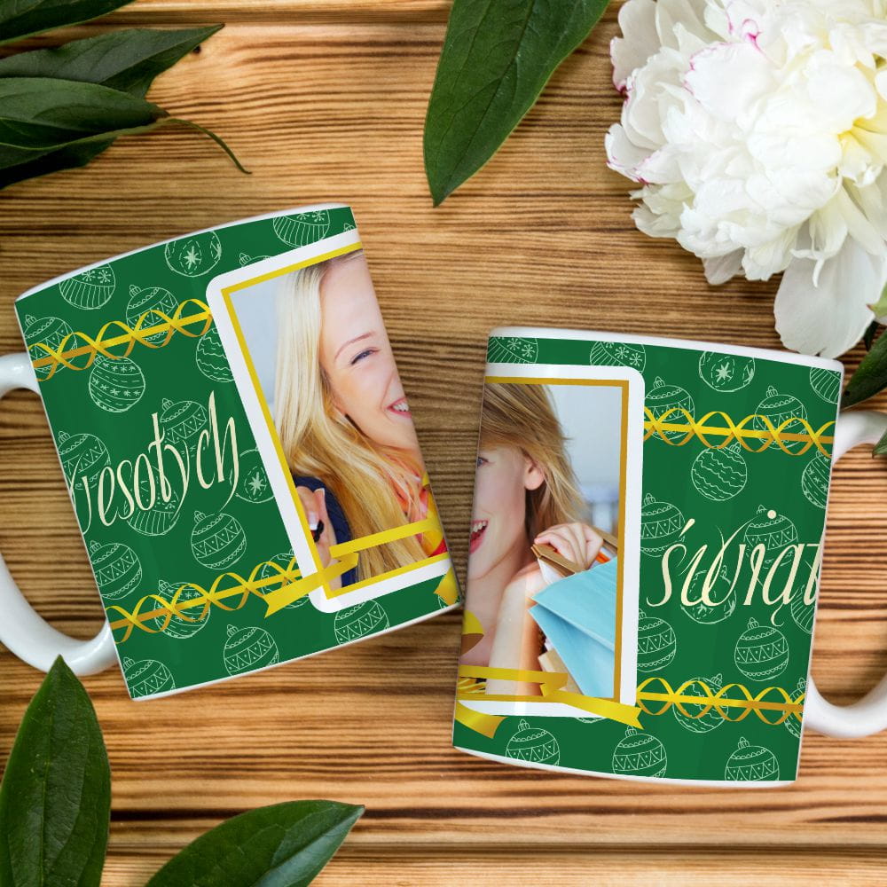 Foto Kubek Ze Zdjęciem Na Mikołaja