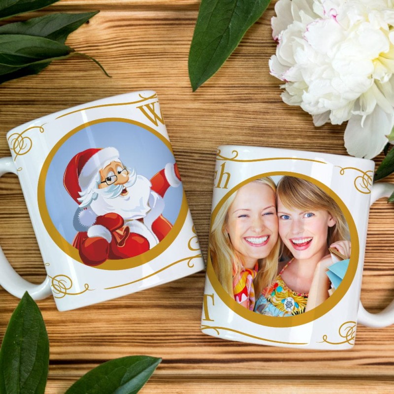 Foto Kubek Ze Zdjęciem Na Mikołaja