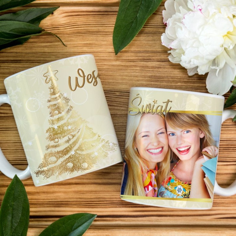 Foto Kubek Ze Zdjęciem Na Mikołaja