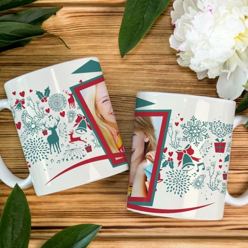 Foto Kubek Ze Zdjęciem Na Mikołaja