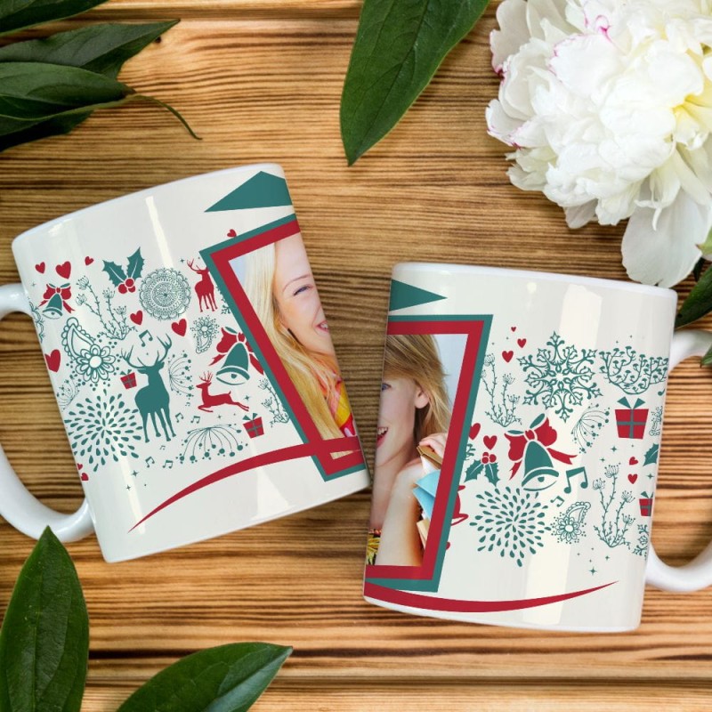 Foto Kubek Ze Zdjęciem Na Mikołaja