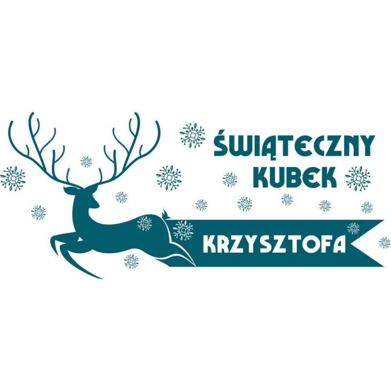 Kubek Świąteczny Z Dedykacją