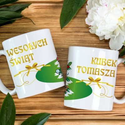 Kubek Świąteczny Z Imieniem