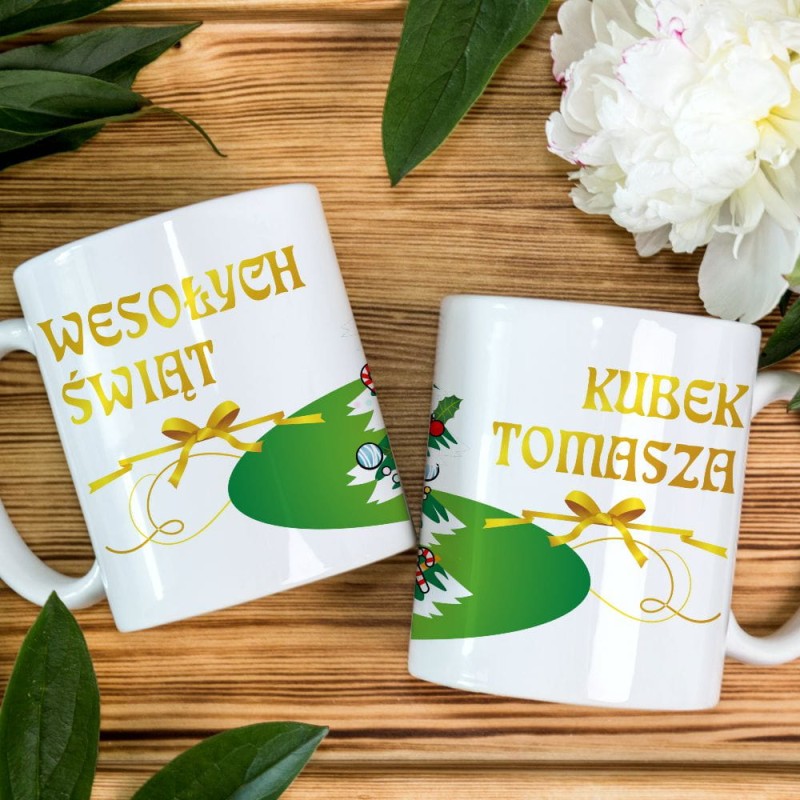Kubek Świąteczny Z Imieniem