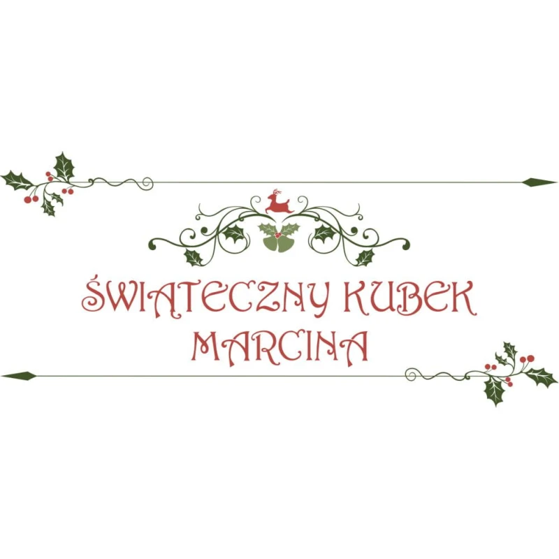 Kubek Wesołych Świąt Z Dedykacją