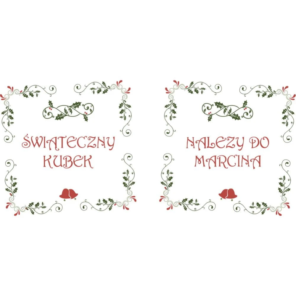 Kubek Świąteczny Z Imieniem