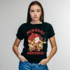Koszulka Damska T-Shirt Świąteczna Mikołaj Nadchodzi