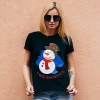 Koszulka Damska T-Shirt Świąteczna Twój Bałwanek