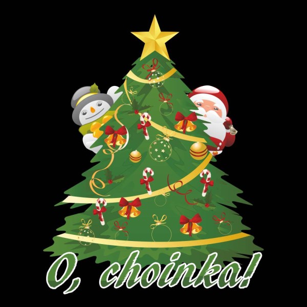 Koszulka Damska T-Shirt Świąteczna