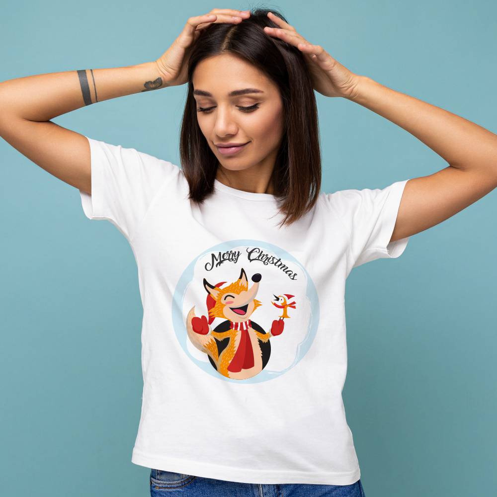 Koszulka Damska T-Shirt Merry Christmas