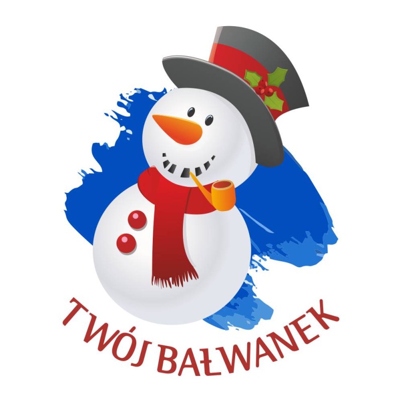 Koszulka Męska T-Shirt Świąteczna Twój Bałwanek