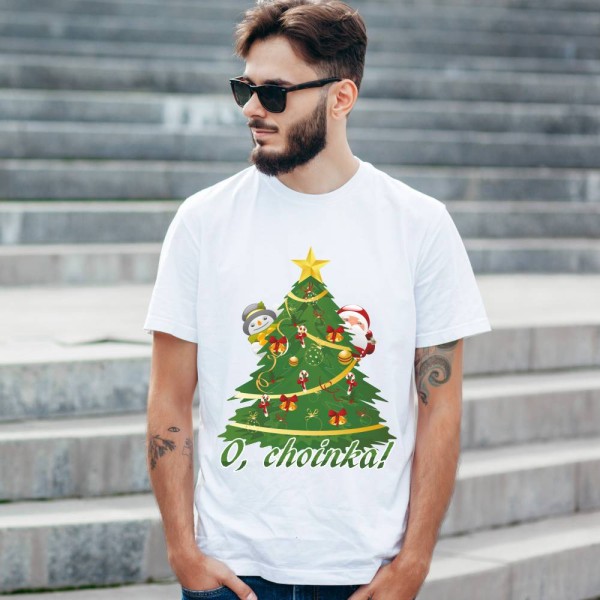 Koszulka Męska T-Shirt Świąteczna