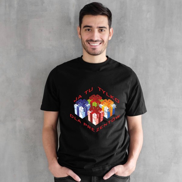 Koszulka Męska T-Shirt Świąteczna
