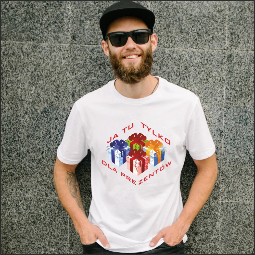 Koszulka Męska T-Shirt Świąteczna