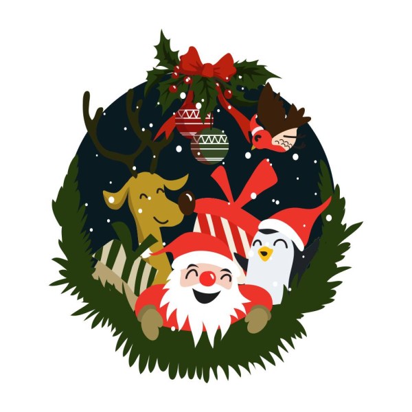 Koszulka Męska T-Shirt Świąteczna