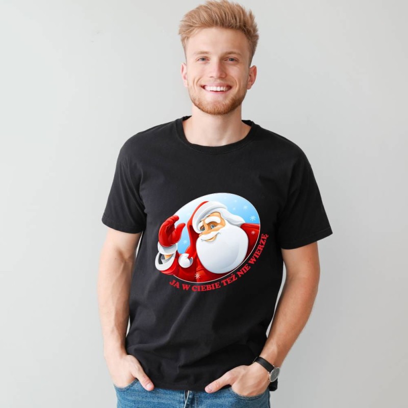 Koszulka Męska T-Shirt Świąteczna