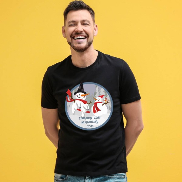 Koszulka Męska T-Shirt Świąteczna