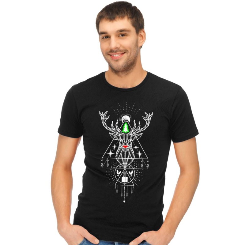 Koszulka Męska T-Shirt Świąteczna