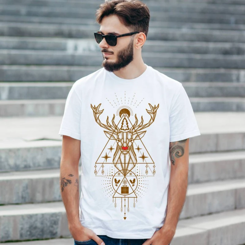 Koszulka Męska T-Shirt Świąteczna