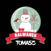Koszulka Męska T-Shirt Świąteczna Bałwanek + imię