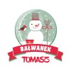 Koszulka Męska T-Shirt Świąteczna Bałwanek + imię