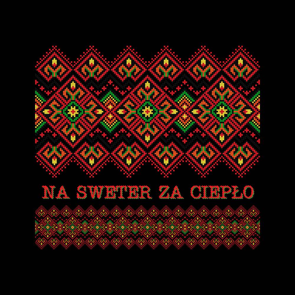 Koszulka Męska T-Shirt Świąteczna Na Sweter Za Ciepło