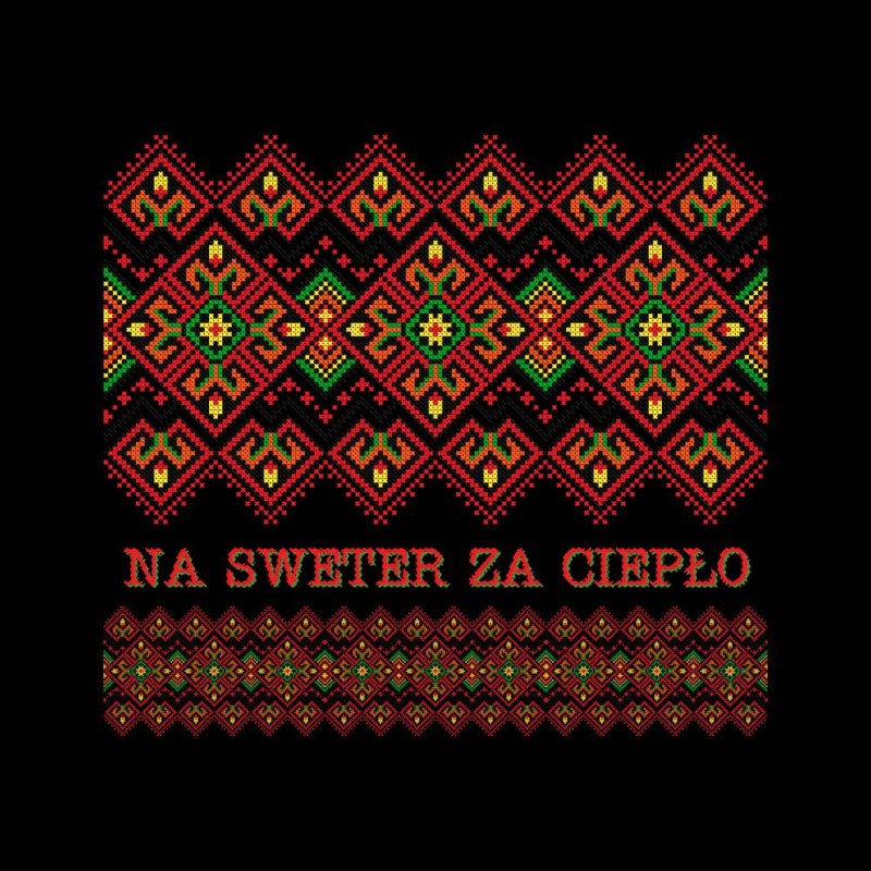 Koszulka Męska T-Shirt Świąteczna Na Sweter Za Ciepło