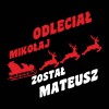 Koszulka Męska T-Shirt Świąteczna Mikołaj Odleciał