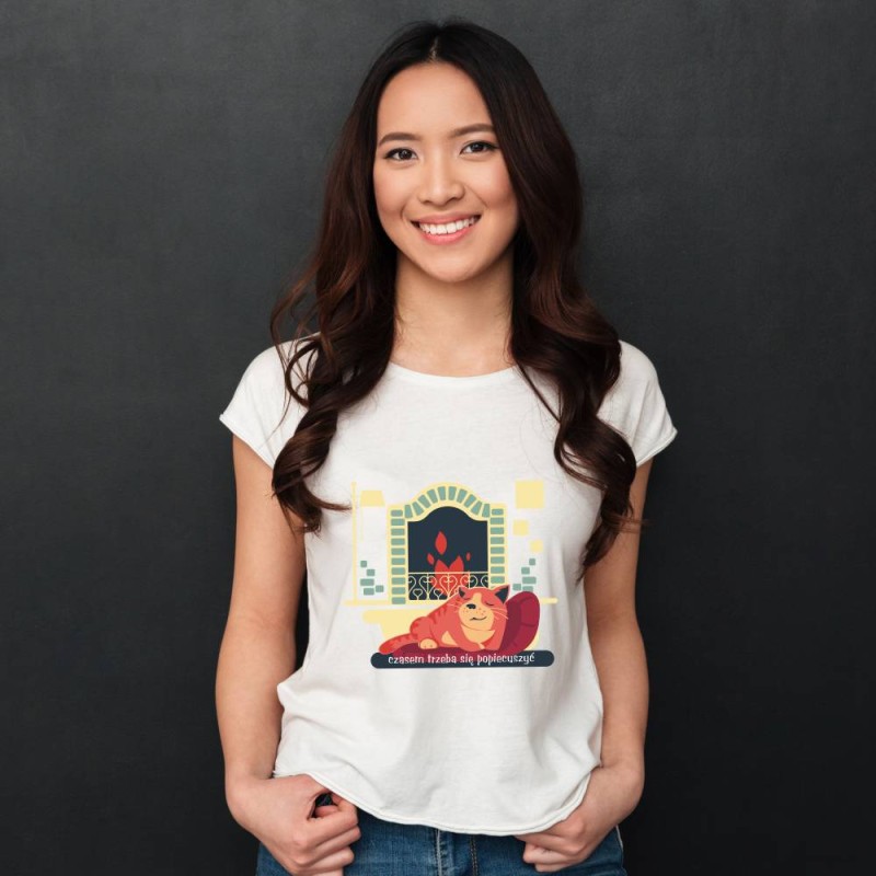 Koszulka Damska T-Shirt Świąteczna