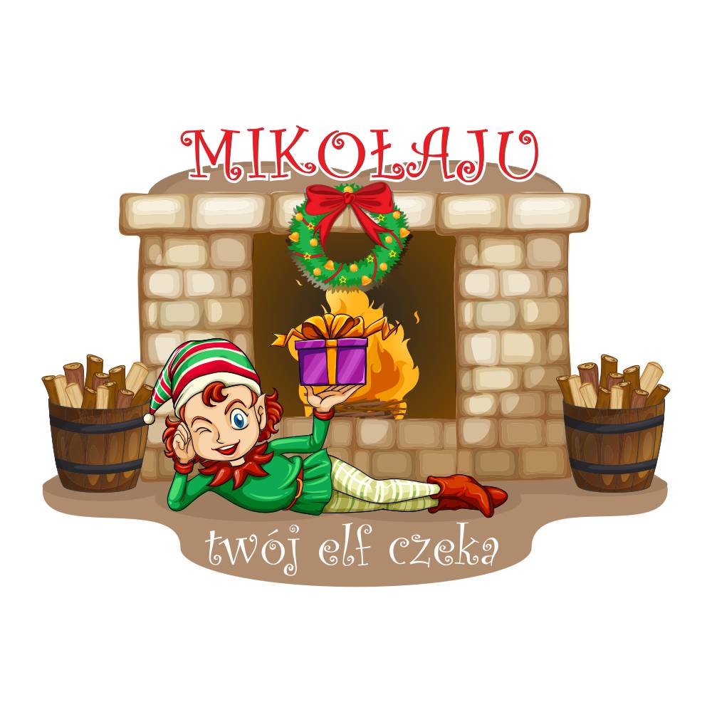 Koszulka Damska T-Shirt Twój Elf Czeka