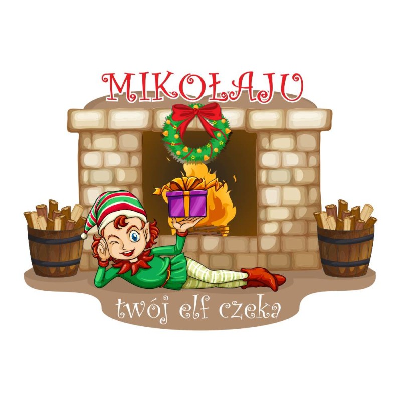 Koszulka Damska T-Shirt Twój Elf Czeka