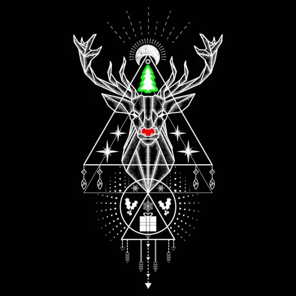 Koszulka Damska T-Shirt Świąteczna