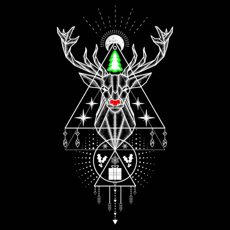 Koszulka Damska T-Shirt Świąteczna