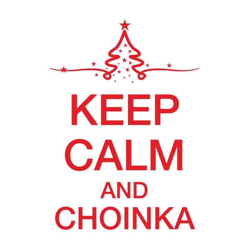 Koszulka Męska T-Shirt Keep Calm And Choinka