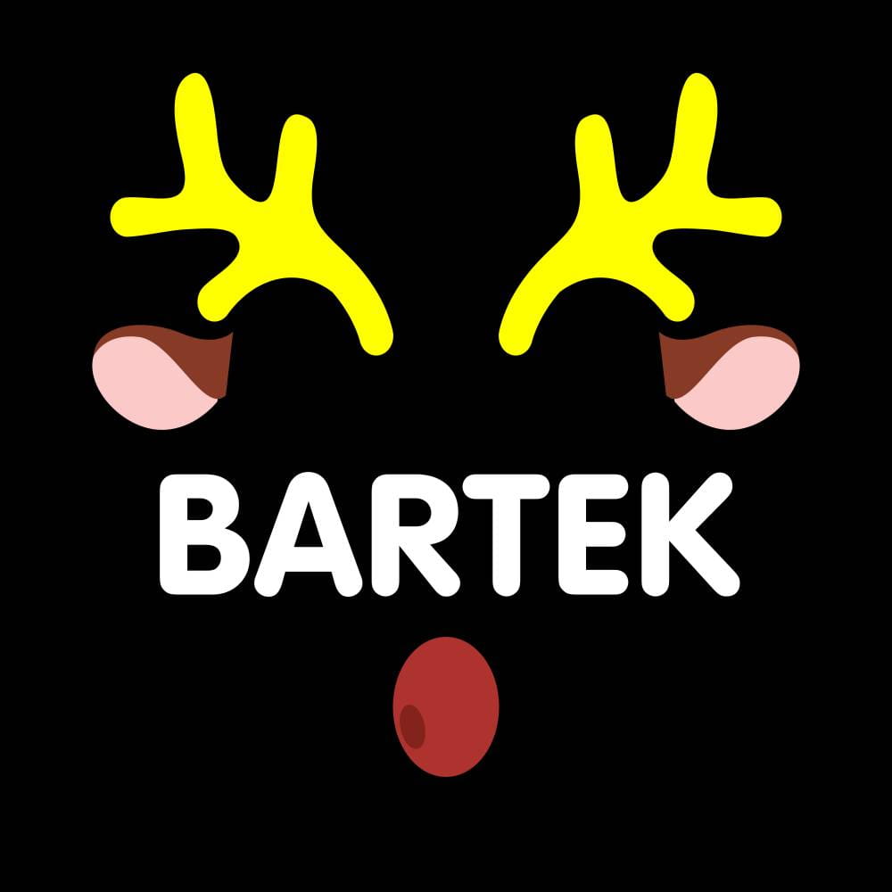 Koszulka Męska T-Shirt Świąteczna Jeleń