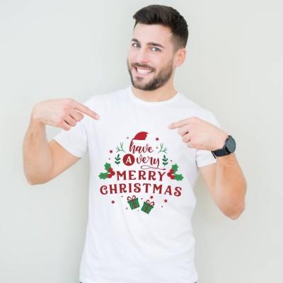 Koszulka Męska Świąteczna Merry Christmas