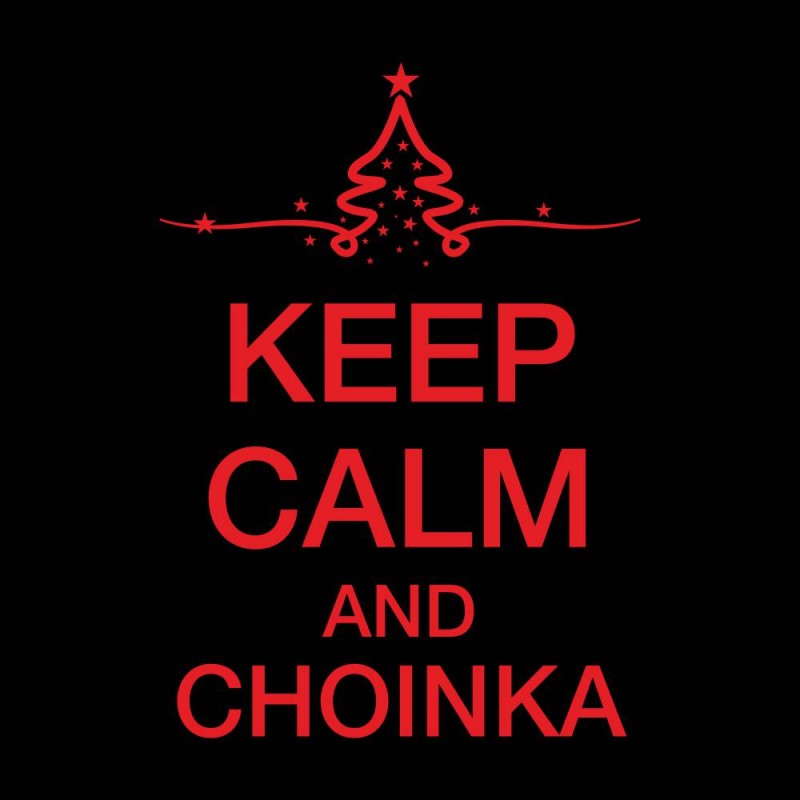 Koszulka Damska T-Shirt Keep Calm And Choinka