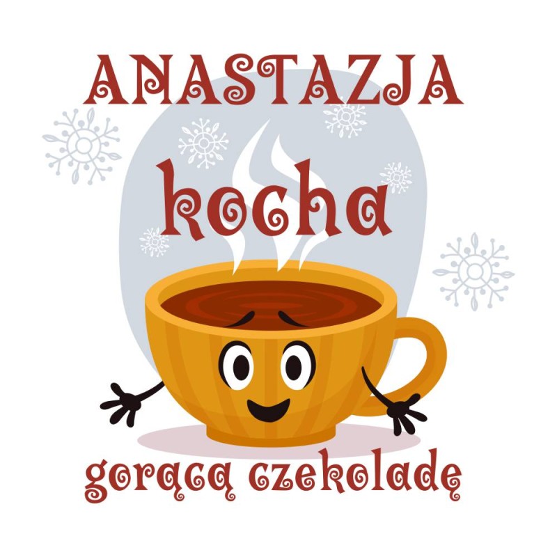 Koszulka Damska T-Shirt Świąteczna Z Imieniem