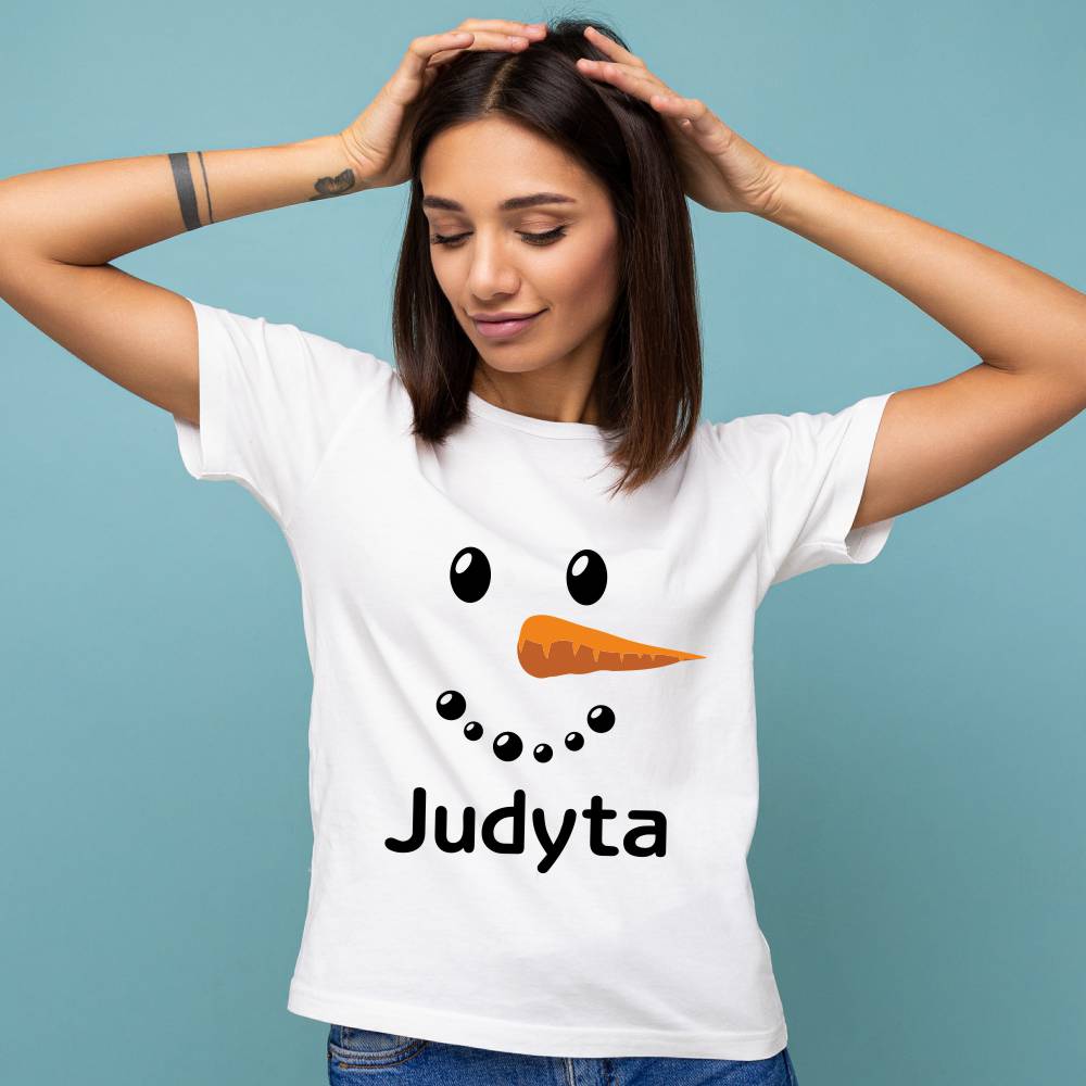 Koszulka Damska T-Shirt Elf Z Twoim Imieniem