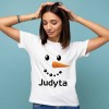 Koszulka Damska T-Shirt Elf Z Twoim Imieniem