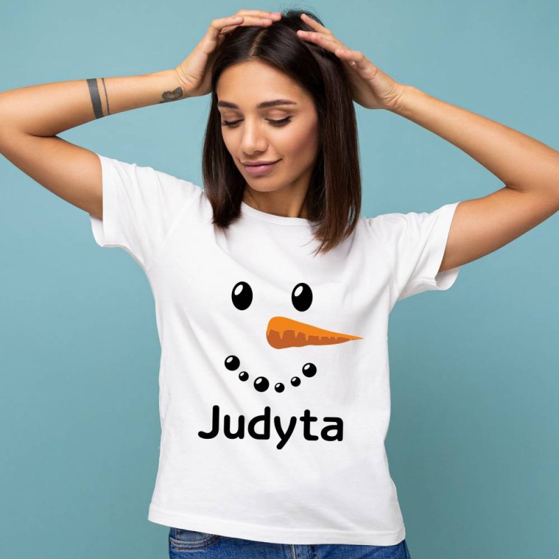 Koszulka Damska T-Shirt Elf Z Twoim Imieniem